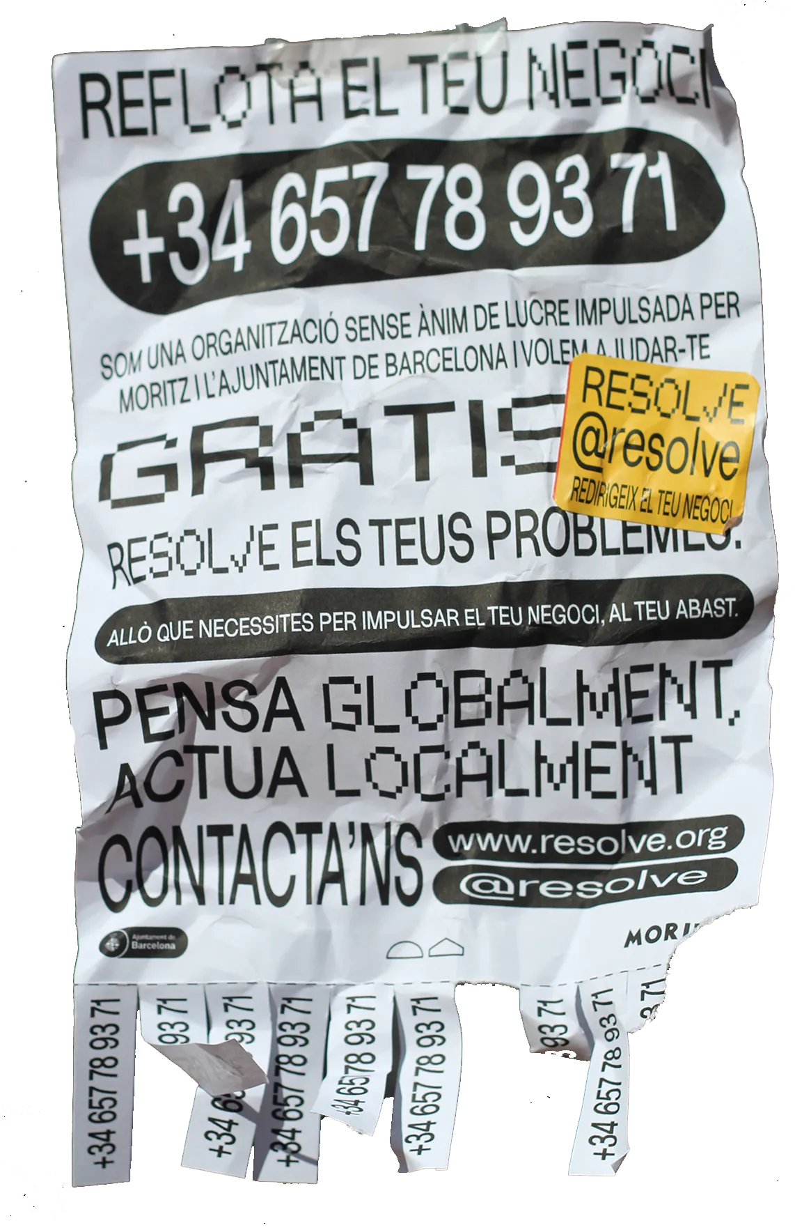 Cartell del projecte Resolve
